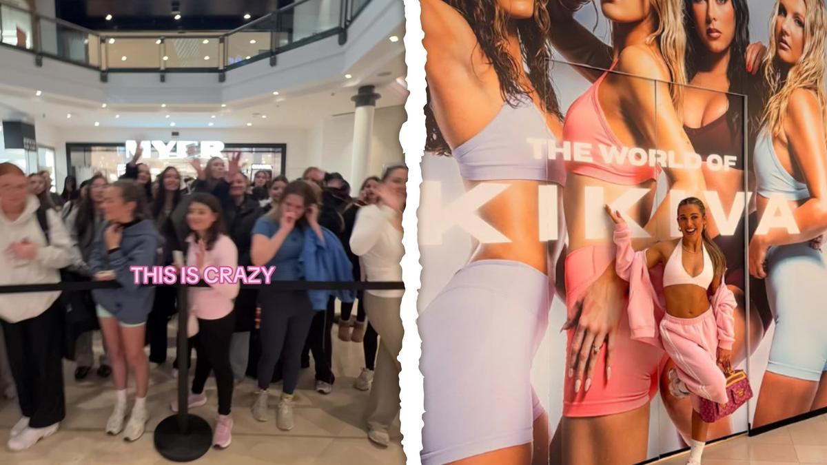 ‘We can’t wait’: Hundreds camp out overnight for activewear brand Kikiva, new store opening in Karrinyup