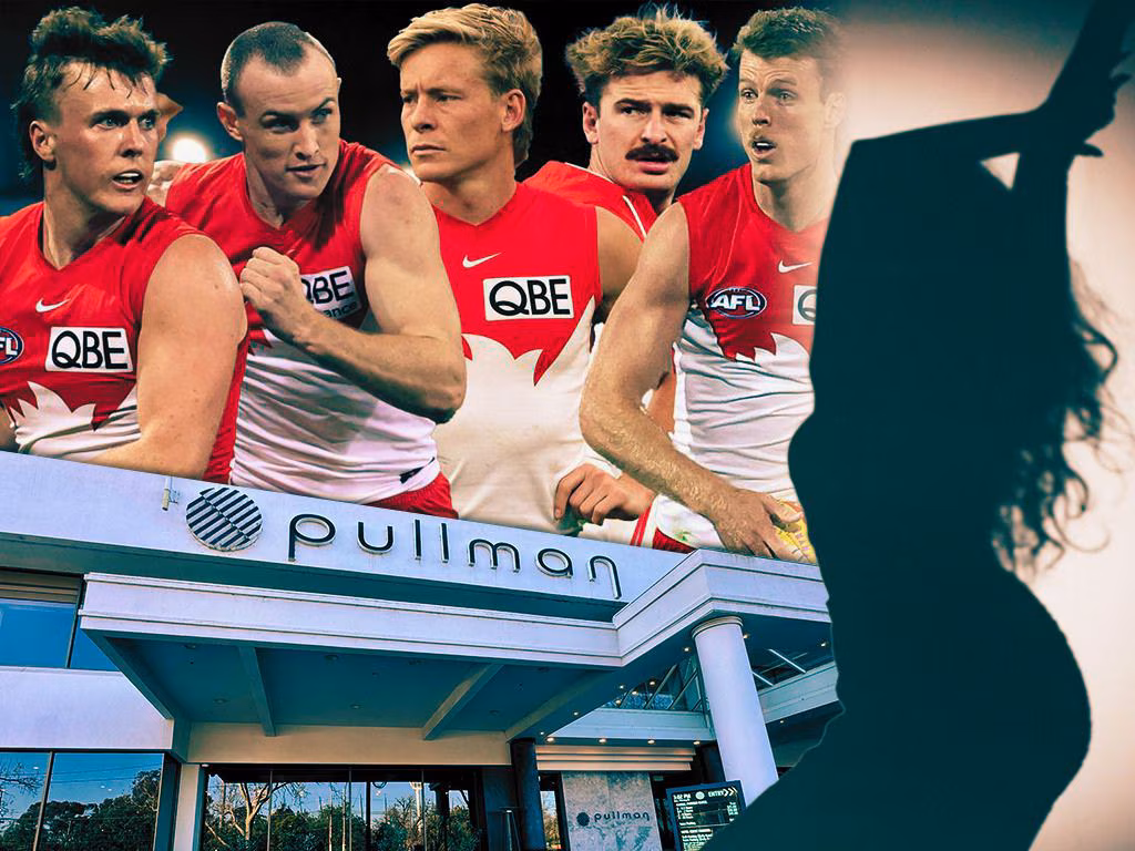 Hotel lap dances before Swans sex assault claim - Herald Sun