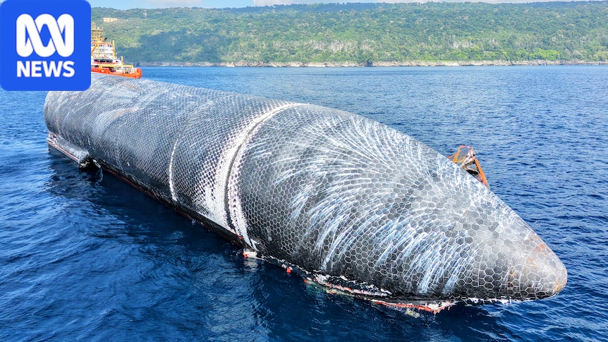 SpaceX recovers rocket off Christmas Island after 24 days at sea