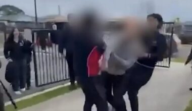 Wollert Secondary College: Parent bashed by students in shock video