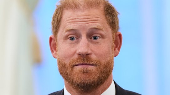 Britain’s Prince Harry, the Duke of Sussex, speaks at a roundtable about support for veterans, Wednesday, Aug. 19, 2026, in Washington. (AP Photo/Alex Brandon)
