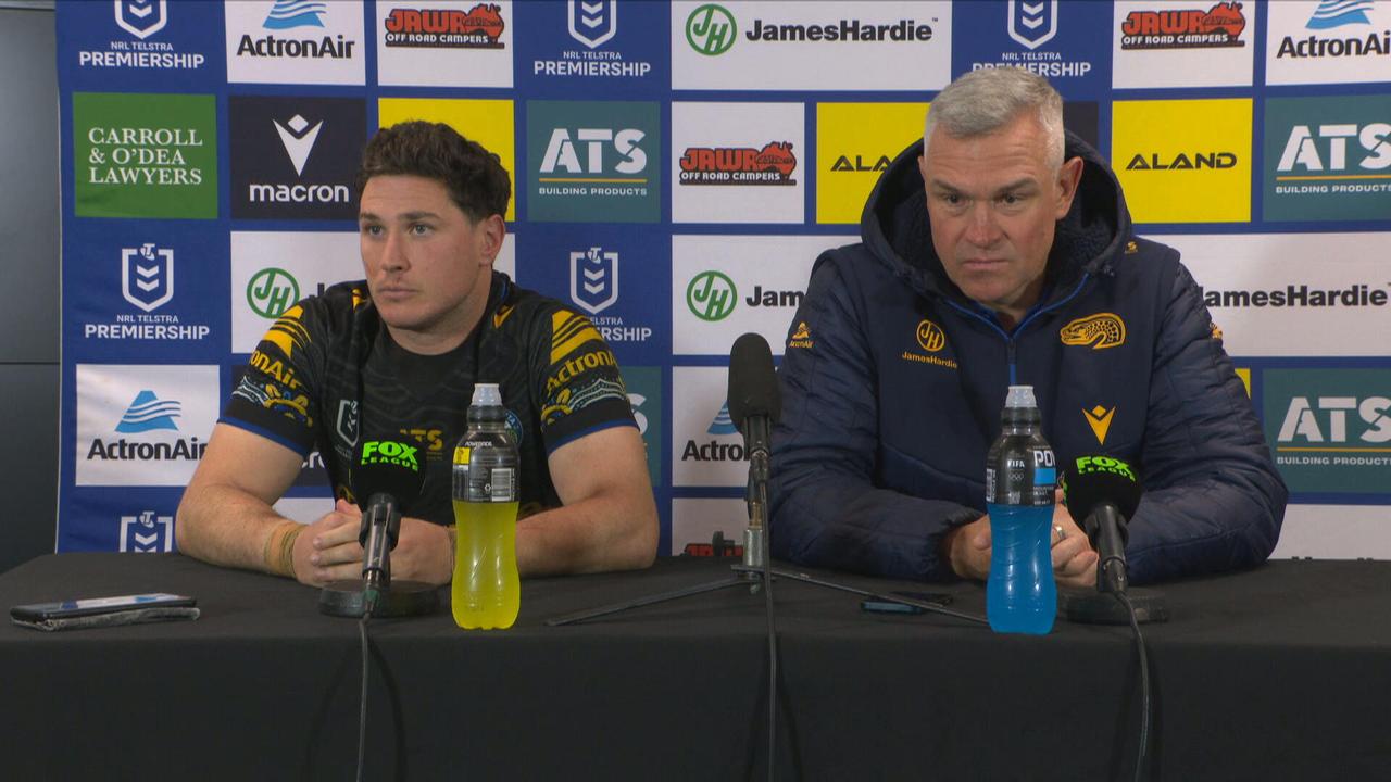 NRL 2026: Jason Ryles hits out at officiating, Parramatta Eels vs South Sydney Rabbitohs, post-match press conference, Brian Kelly sin bin, nrl news