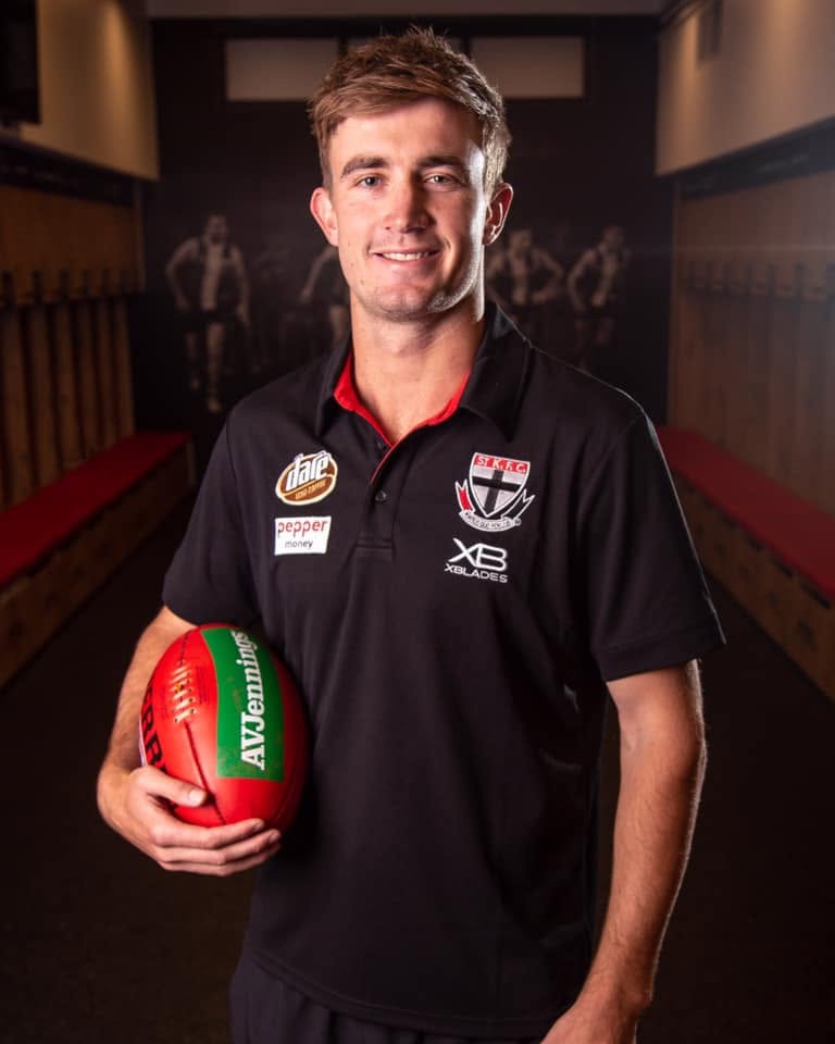 Dougal Howard after being signed to St Kilda.