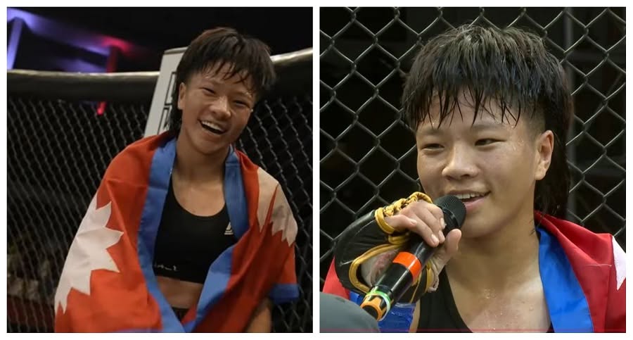 Nepali Woman MMA Fighter Sushmita Thapa Magar Achieves Historic Victory in Professional Debut