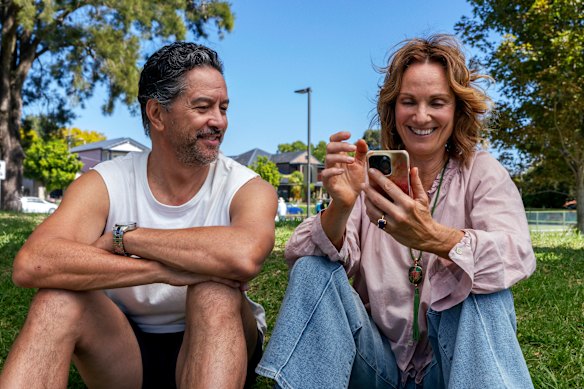  Kirk Torrance as Rex and Catherine McClements as Sarah in Dalliance. 