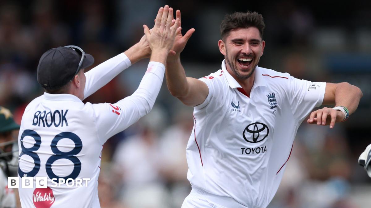 England captain Joe Root alongside Pakistan captain Salman Agha before the first Test. Both men are wearing caps and blazers and smiling