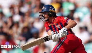 Meg Lanning batting for Manchester Super Giants