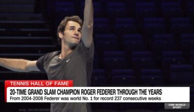 Ahead of Roger Federer being inducted into the International Tennis Hall of Fame, CNN Sports delves into the archives