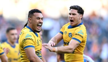 NRL 2026, round 22, live blog, Sharks, Rabbitohs, Wests Tigers, Eels, match highlights, injuries, coaches media conferences