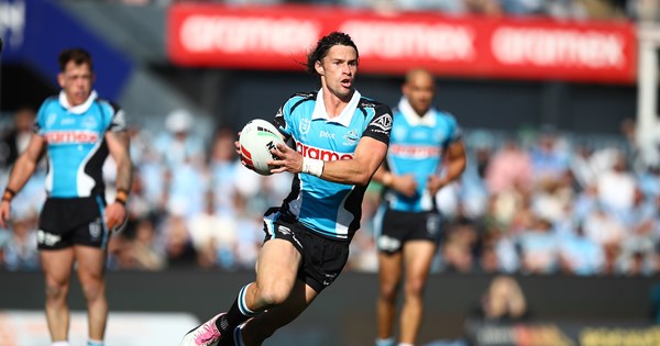NRL 2026, Cronulla Sharks, Nicho Hynes, Braydon Trindall, Dally M, halves partnership, goal kicking record