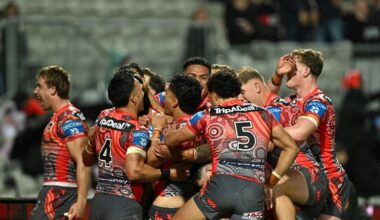 NRL 2026, Indigenous Round, round 23, live blog, Raiders, Knights, Dragons, Sharks, match highlights, injuries, coaches media conferences