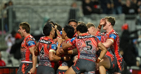 NRL 2026, Indigenous Round, round 23, live blog, Raiders, Knights, Dragons, Sharks, match highlights, injuries, coaches media conferences