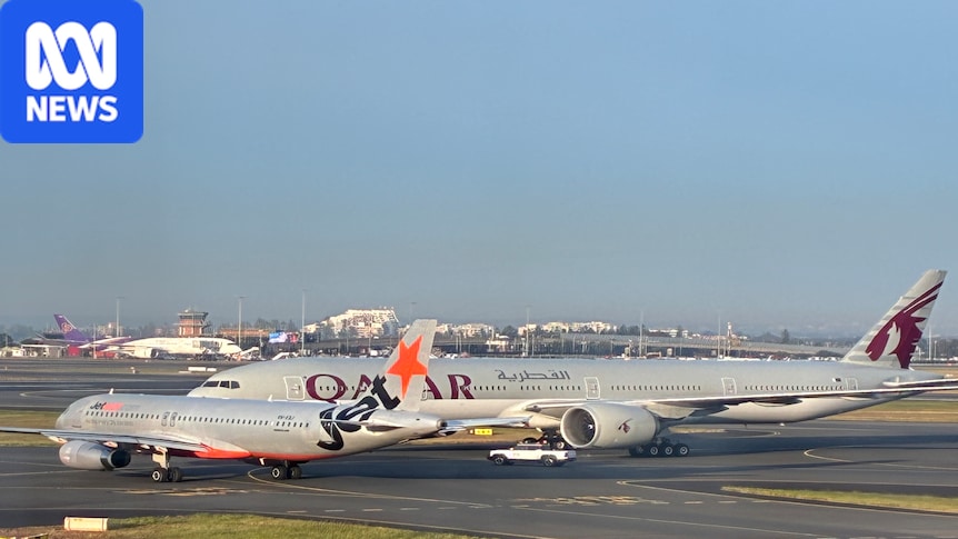 Sydney Airport near miss involving Jetstar and Qatar planes leaves crew member injured