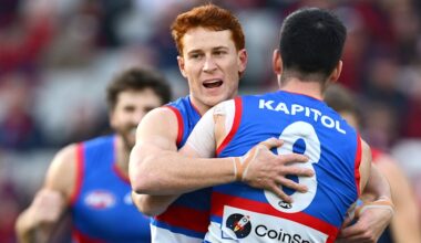 Melbourne vs Western Bulldogs LIVE: AFL round 24 2026, scores, results, odds, stats and start time from the MCG