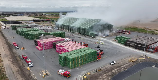 The fire is expected to burn for most of Thursday