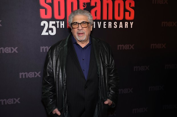 Vincent Pastore attends HBO’s “The Sopranos” 25th Anniversary Celebration on January 10, 2024 at Da Nico Ristorante in New York City.