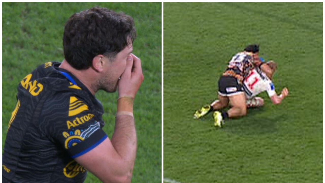 NRL 2026: Mitchell Moses high tackle, Parramatta Eels defeat North Queensland Cowboys, Tom Chester penalty, news, videos, highlights