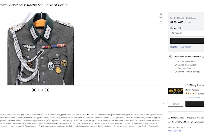 JB Militaria Auction Lot 1
