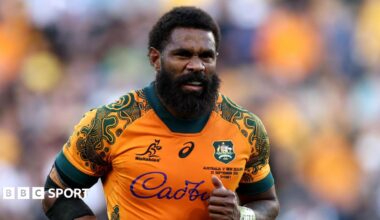 Marika Koroibete in Australia kit