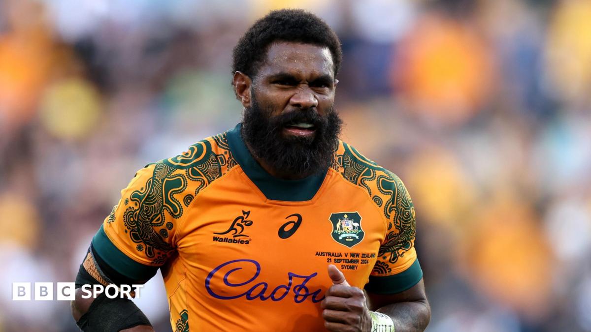 Marika Koroibete in Australia kit