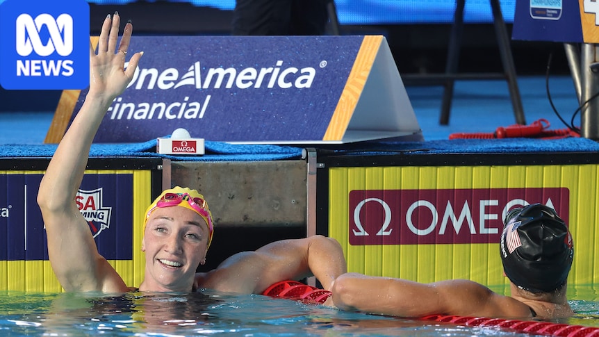 Lani Pallister hands Katie Ledecky first international 800m defeat at Pan Pacific Swimming Championships