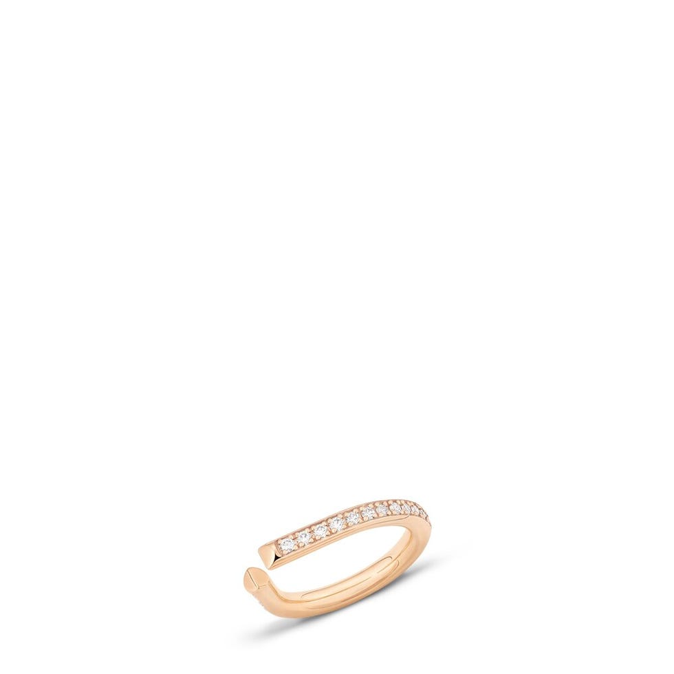 Ring 18k Rose Gold and Diamond Ring