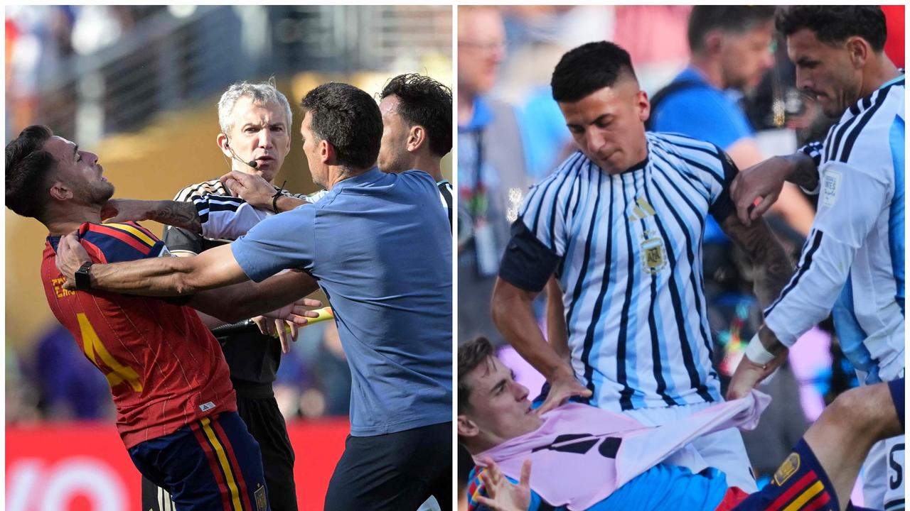BREAKING: Argentina star hit with record penalty as FOUR banned over ugly World Cup final fight