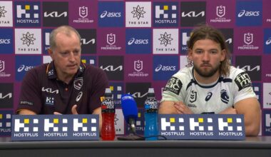 NRL 2026: Brisbane Broncos coach Michael Maguire sick of talk about his future, Adam Reynolds, Pat Carrigan, title defence
