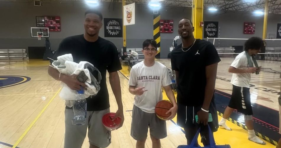 Giannis-Antetokounmpo-Bam-Adebayo-Las-Vegas-practice
