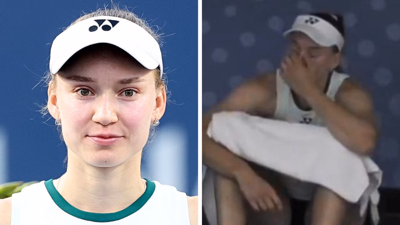Tennis star Elena Rybakina forced to retire as world No.1 hopes crushed