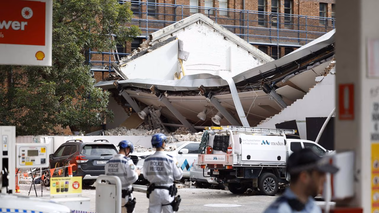 Ultimo, Sydney: Several hurt in wall, building collapse