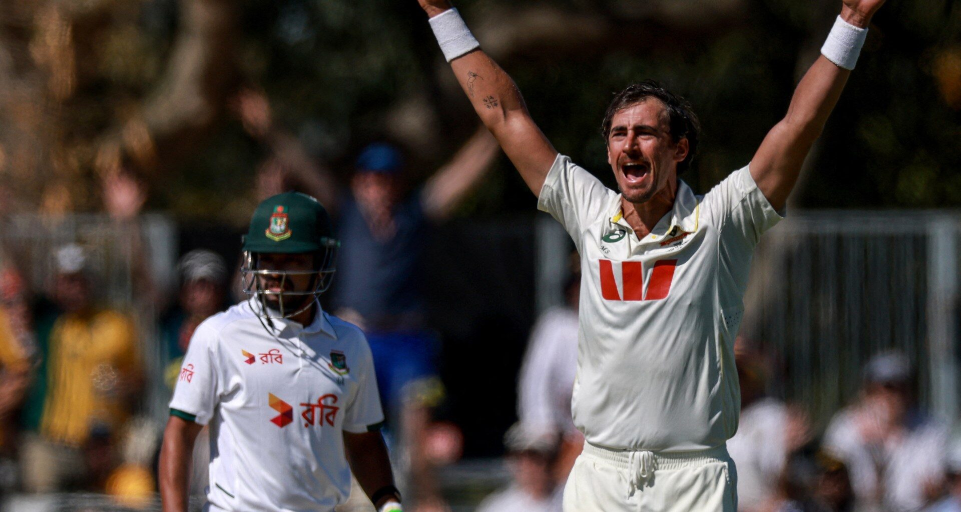 Australia bite back as 18 wickets fall on day one of second Bangladesh Test | Cricket News