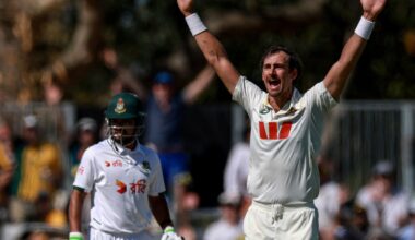 Australia bite back as 18 wickets fall on day one of second Bangladesh Test | Cricket News