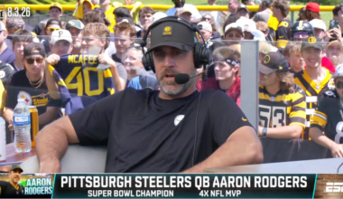 Aaron Rodgers blasts ESPN for not covering Russini-Vrabel scandal
