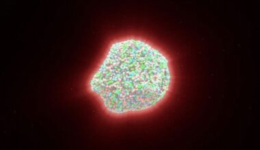 Artist’s Impression of Quark–Gluon Plasma Formation