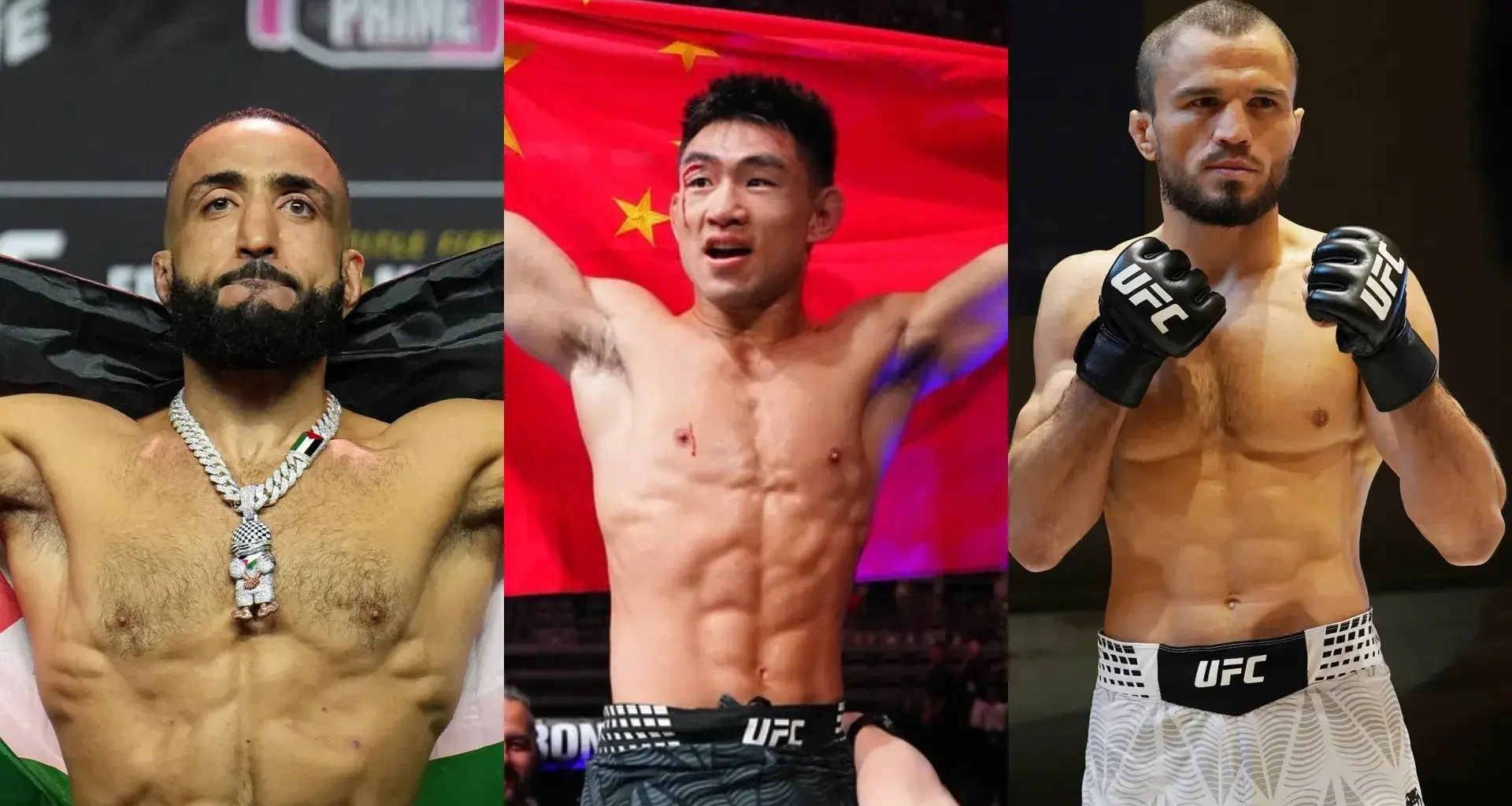 Daniel Cormier, Song Yadong, and Umar Nurmagomedov