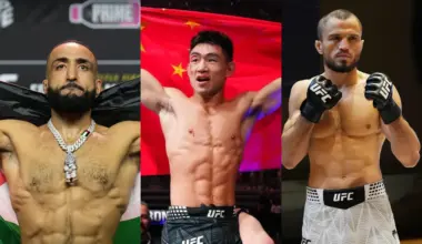 Daniel Cormier, Song Yadong, and Umar Nurmagomedov