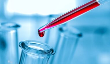 Blood Red Liquid Glass Pipette