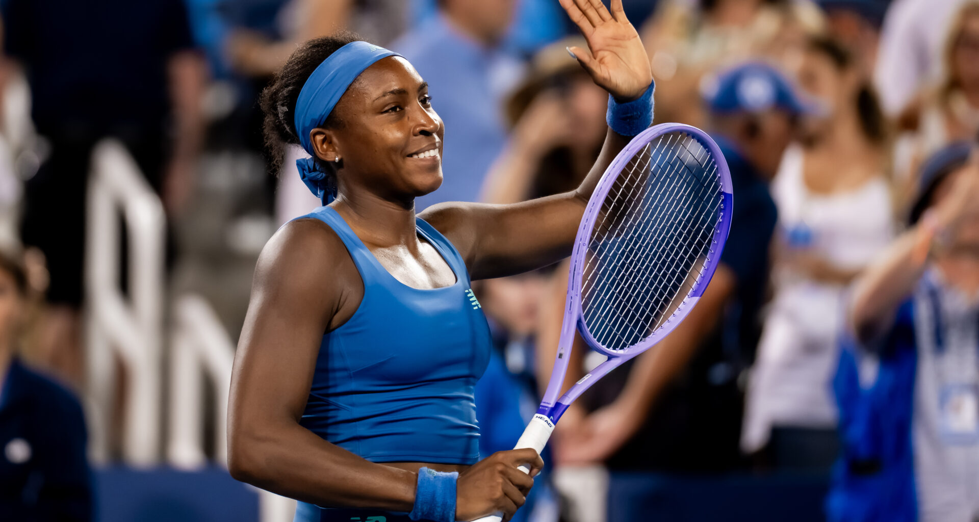 'Amazingly we have blue!' Gauff wins Cincinnati coin toss for the ages