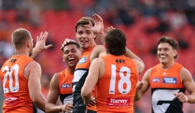 Greater Western Sydney Giants power past West Coast Eagles to stay in wildcard hunt