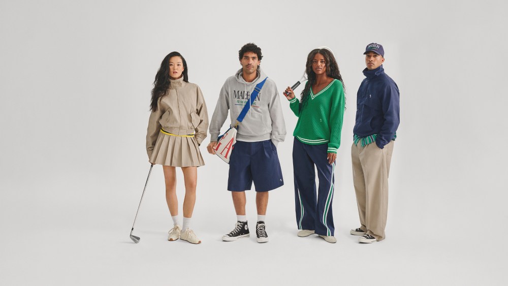 Pieces from the Gap x Malbon capsule.