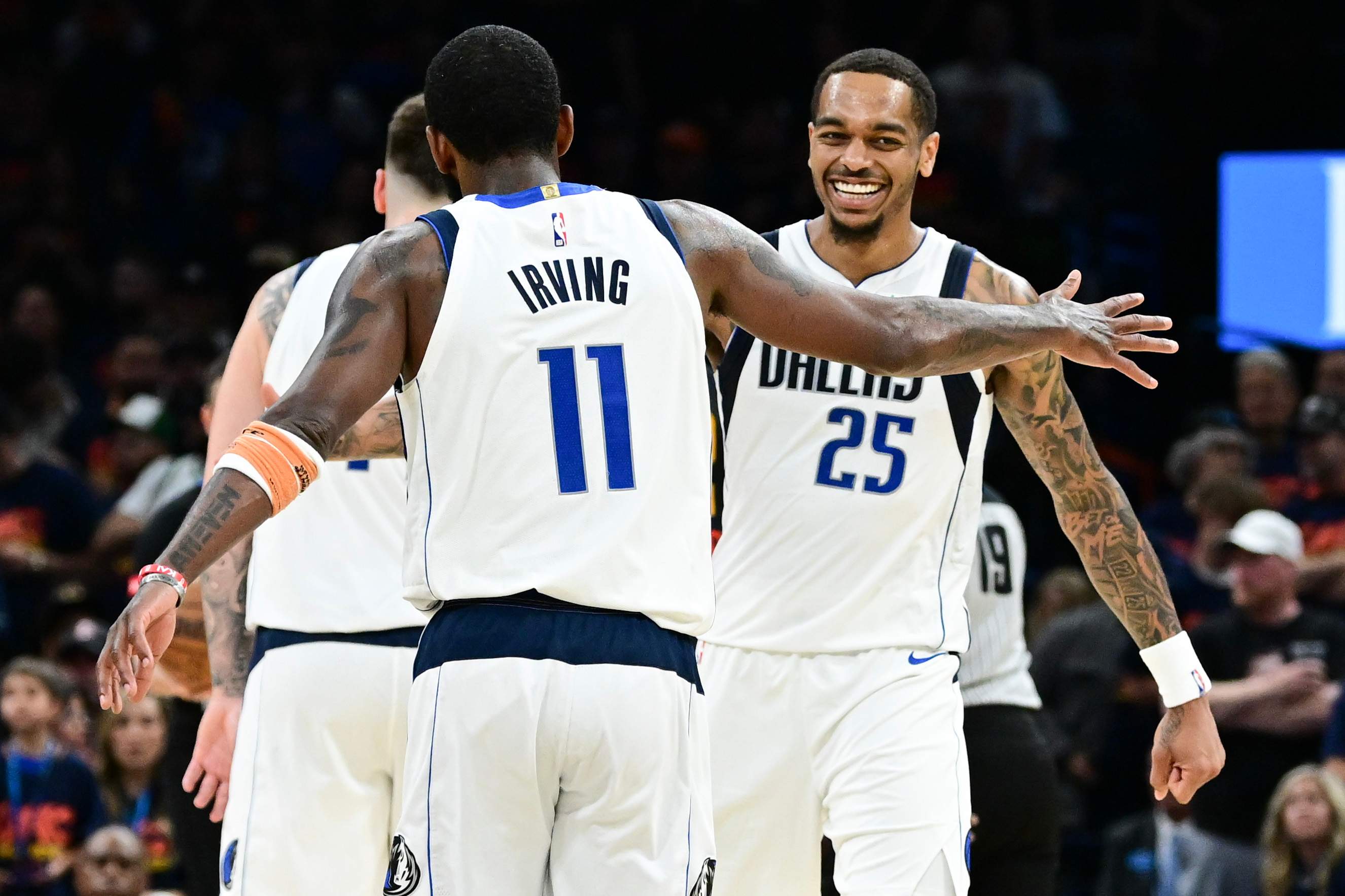 PJ Washington and Kyrie Irving