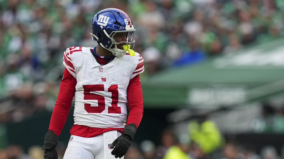 Giants' John Harbaugh believes Abdul Carter could become next NFL DPOY image