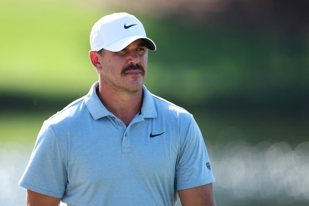 Brooks Koepka during the first round of the Wyndham Championship