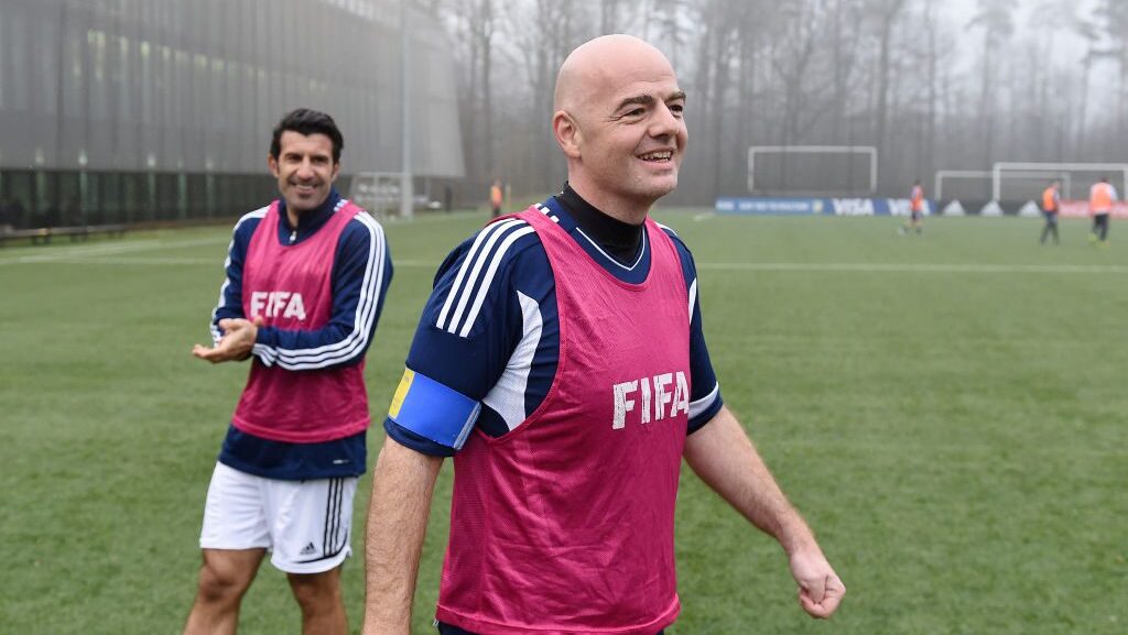 Gianni Infantino news: Luis Figo unleashes on FIFA president