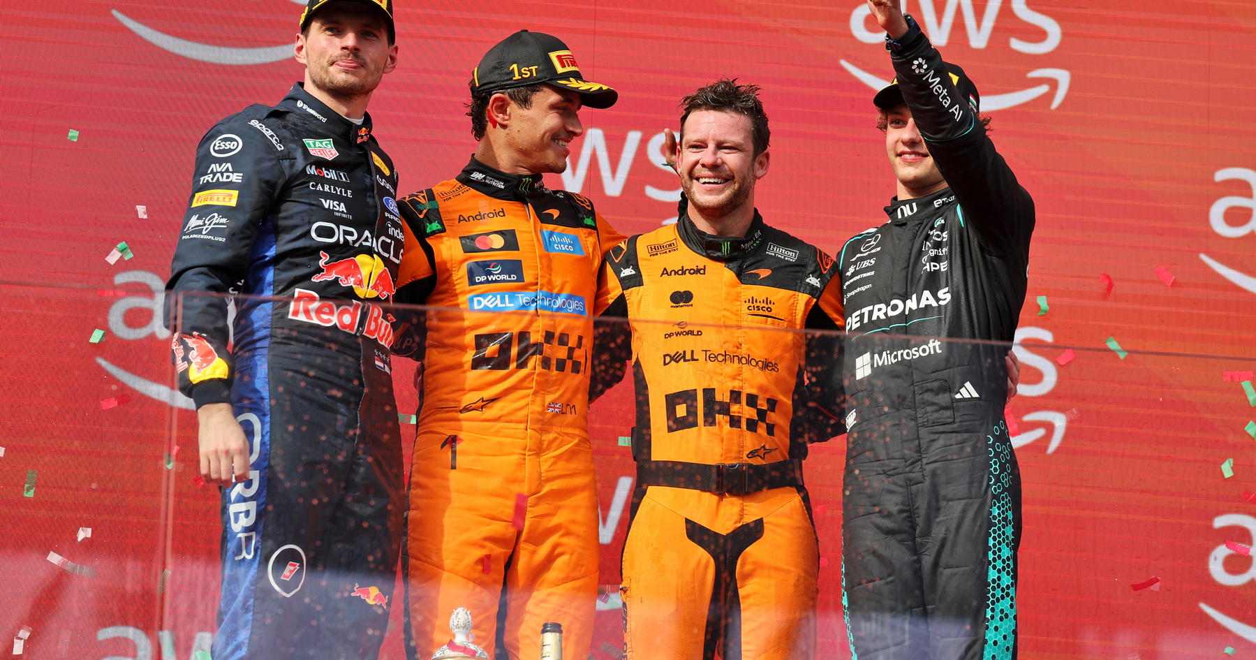 How the current F1 drivers' standings compare to 2025