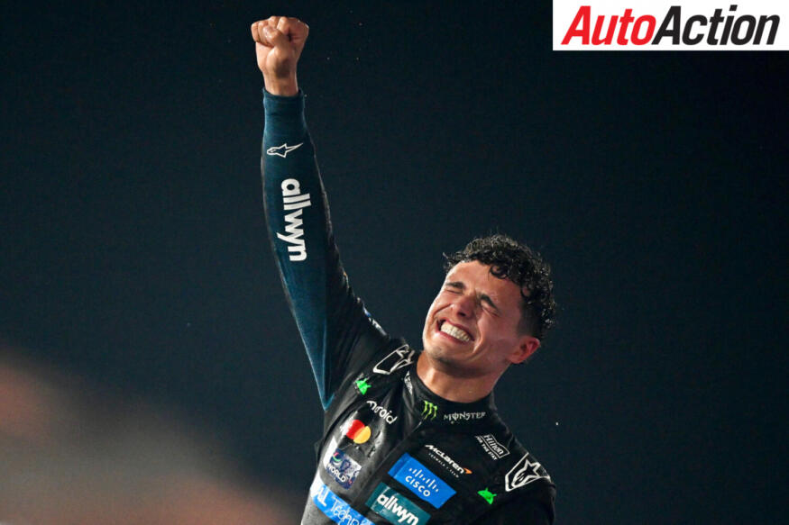 Lando Norris, McLaren, is crowned world champion after the 2025 F1 Abu Dhabi Grand Prix.