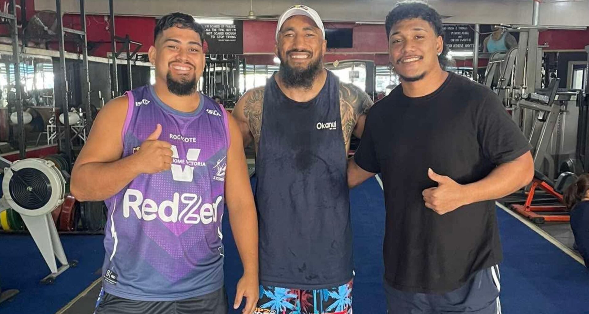 Rugby Great Bundee AKi is Holidaying in Samoa, Training at JPs Fitness