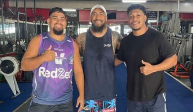 Rugby Great Bundee AKi is Holidaying in Samoa, Training at JPs Fitness