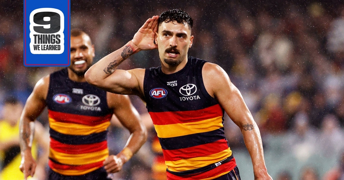 Eight things we learned: After missing last September, Adelaide Crows star Izak Rankine is primed for finals